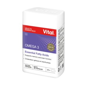 Vital Omega 3 1000Mg Concentrate Softgel Caps 30