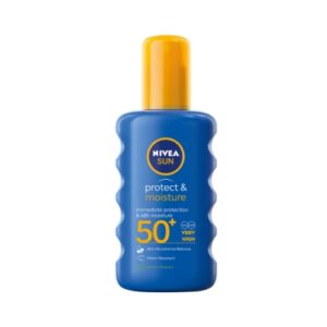 Nivea Sun Moist Spray 200Ml Spf50+