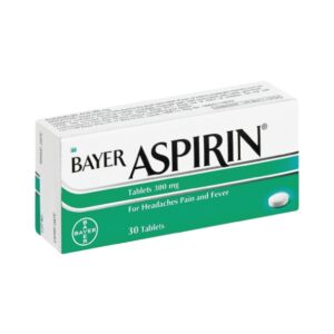 Bayer Aspirin Tablets 30 300Mg