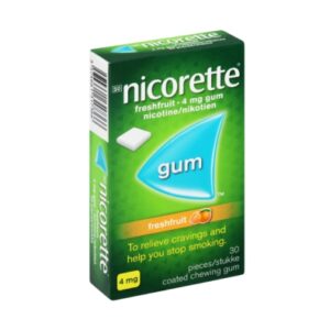 Nicorette Gum Fresh Fruit 4Mg 30 Piece