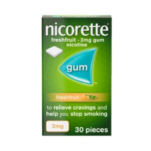 Nicorette Gum Fresh Fruit 30 2Mg