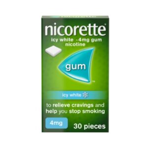 Nicorette Gum Icy White 4Mg Gum 30 Piece