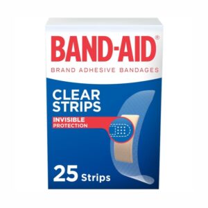 Johnson & Johnson Band-Aid Clear Strip 25'S (144)