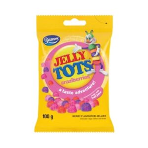 Beacon Jelly Tots B/Berries 100G 1'S
