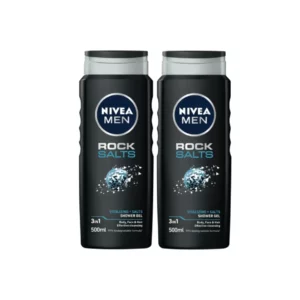 Nivea Men Shower Gel 500Ml Rock Salts Value