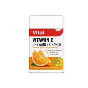Vital Vitamin C Chewable Orange Tablets 90