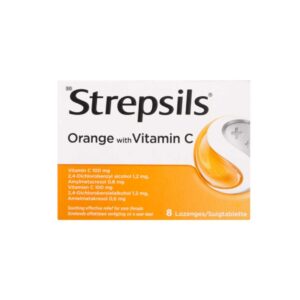 Strepsils Orange C 8 Lozenges