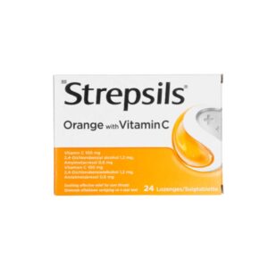 Strepsils Orange C 24 Lozenges