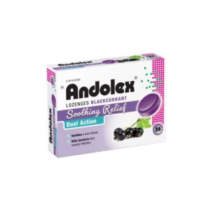 Andolex Blackcurrant Lozenges 24