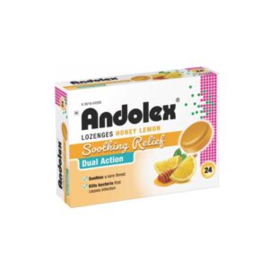 Andolex Honey Lemon Lozenges 24