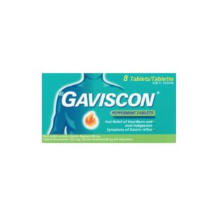 Gaviscon Peppermint 8 Tablets
