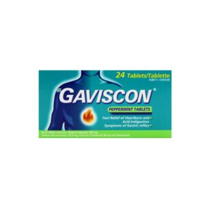 Gaviscon Peppermint 24 Tablets