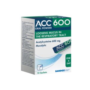 Acc 600 Oral Powder 10 Sachets