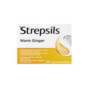 Strepsils Warm Ginger 24 Lozenges