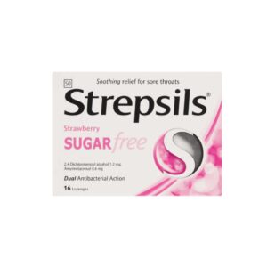 Strepsils Strawberry Sugar Free (24)