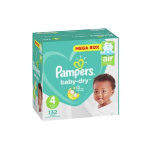 Pampers Mega Box Size 4 Maxi 132'S