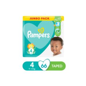 Pampers Jumbo Pack Size 4 Maxi 66