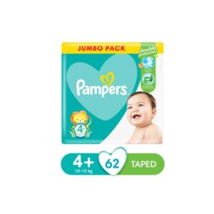 Pampers Jumbo Pack Size 4+ Maxi 62