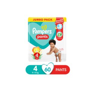 Pampers Pants Jumbo Pack Size 4 Maxi 60'S