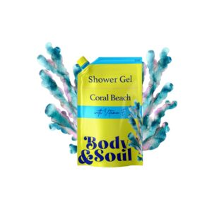 Body & Soul Shower Gel 500Ml Coral Beach