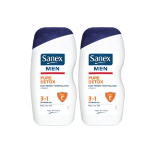 Sanex Shower Gel Banded Men 3In1 P/Detox