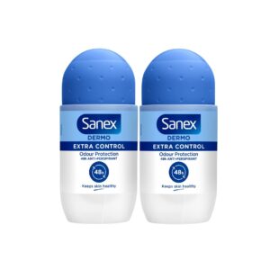 Sanex Roll On Banded Ladies Dermo E/Cntrl 1 + 1