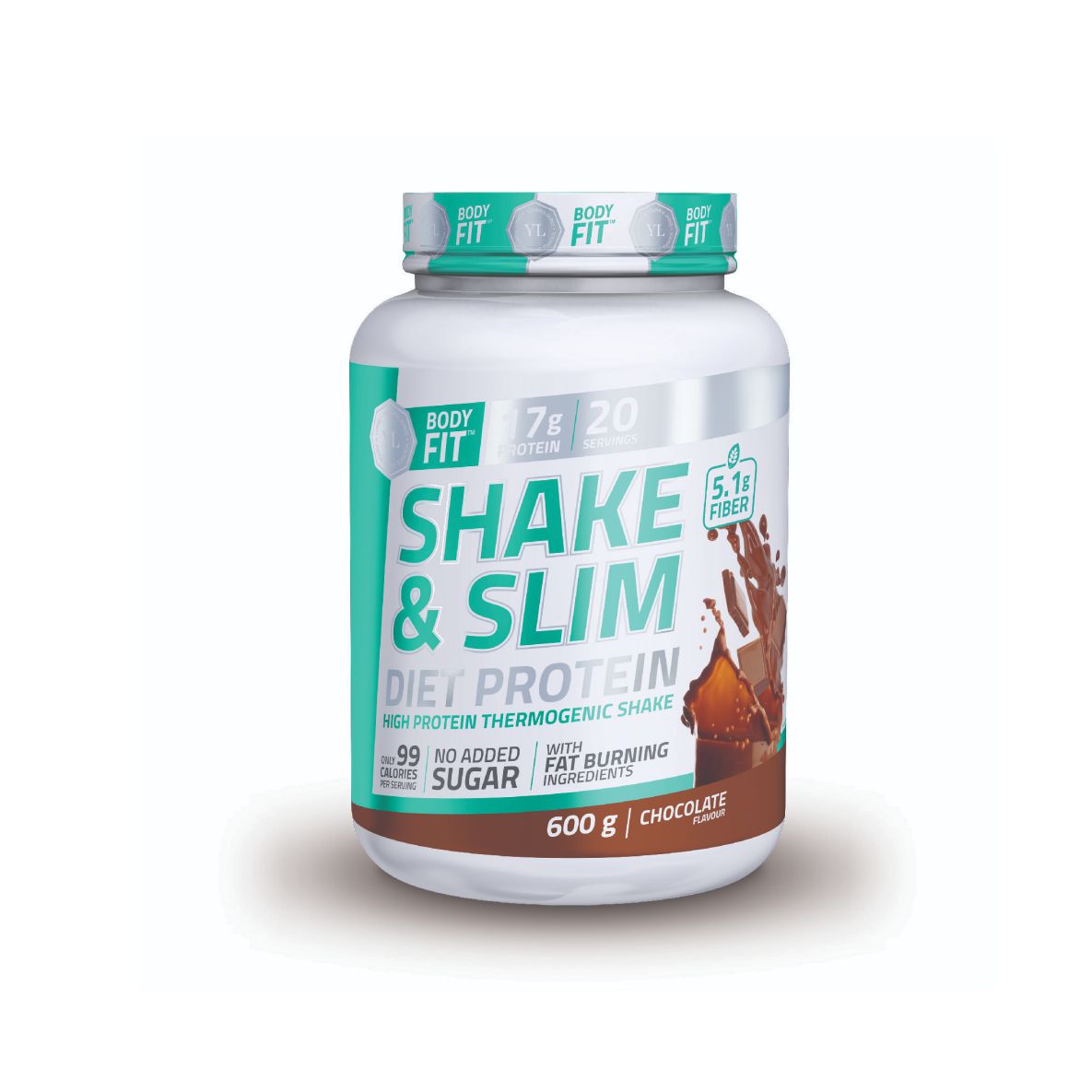 Bodyform Shake Body Fit Shake & Slim 600G Chocolate | Van Heerden Pharmacy