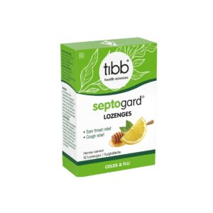 Tibb Septogard Honey Lemon Lozenges 12