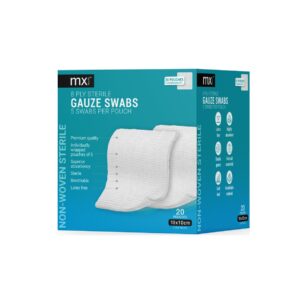 Medinox 10X10cm Gauze Swabs 8 Ply 20 Pouches