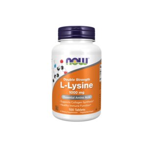 Now Foods L-Lysine Double Strength Tabs 100