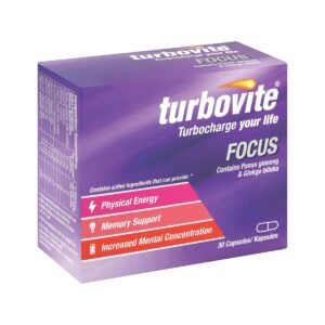 Turbovite Focus Caps 30'S
