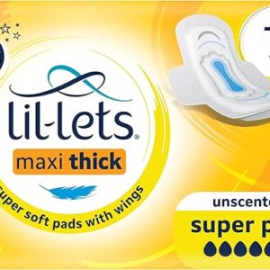 Lillets Maxi Pads S/Plus 7'S Unscen