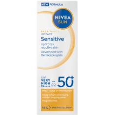 Nivea Sun F/Crm Sens Spf50 40Ml